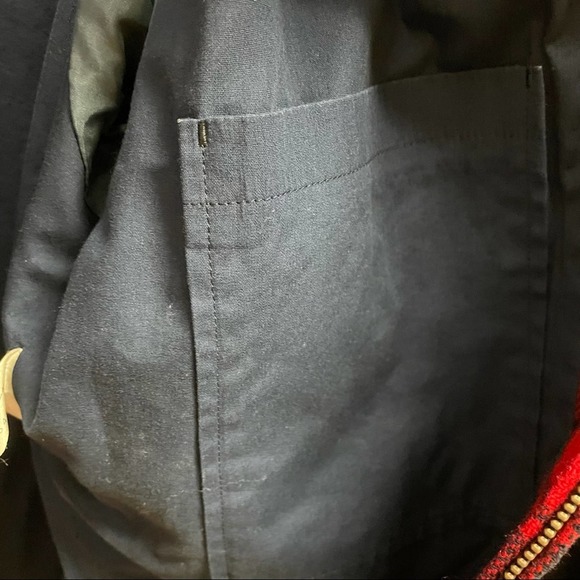 Scapa of Scotland wool blend red flannel shacket - Picture 7 of 9